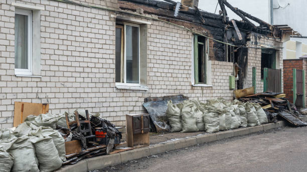 Professional Soot Cleanup technician working in Columbia, KY